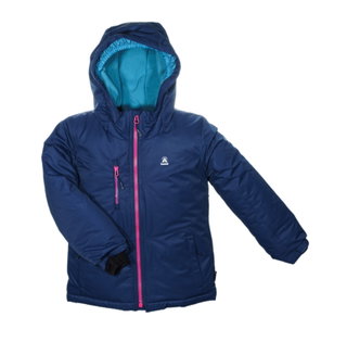 Kamik Winterjacke Effie (wind- und wasserdicht, reflektierend) marineblau/pink Kinder